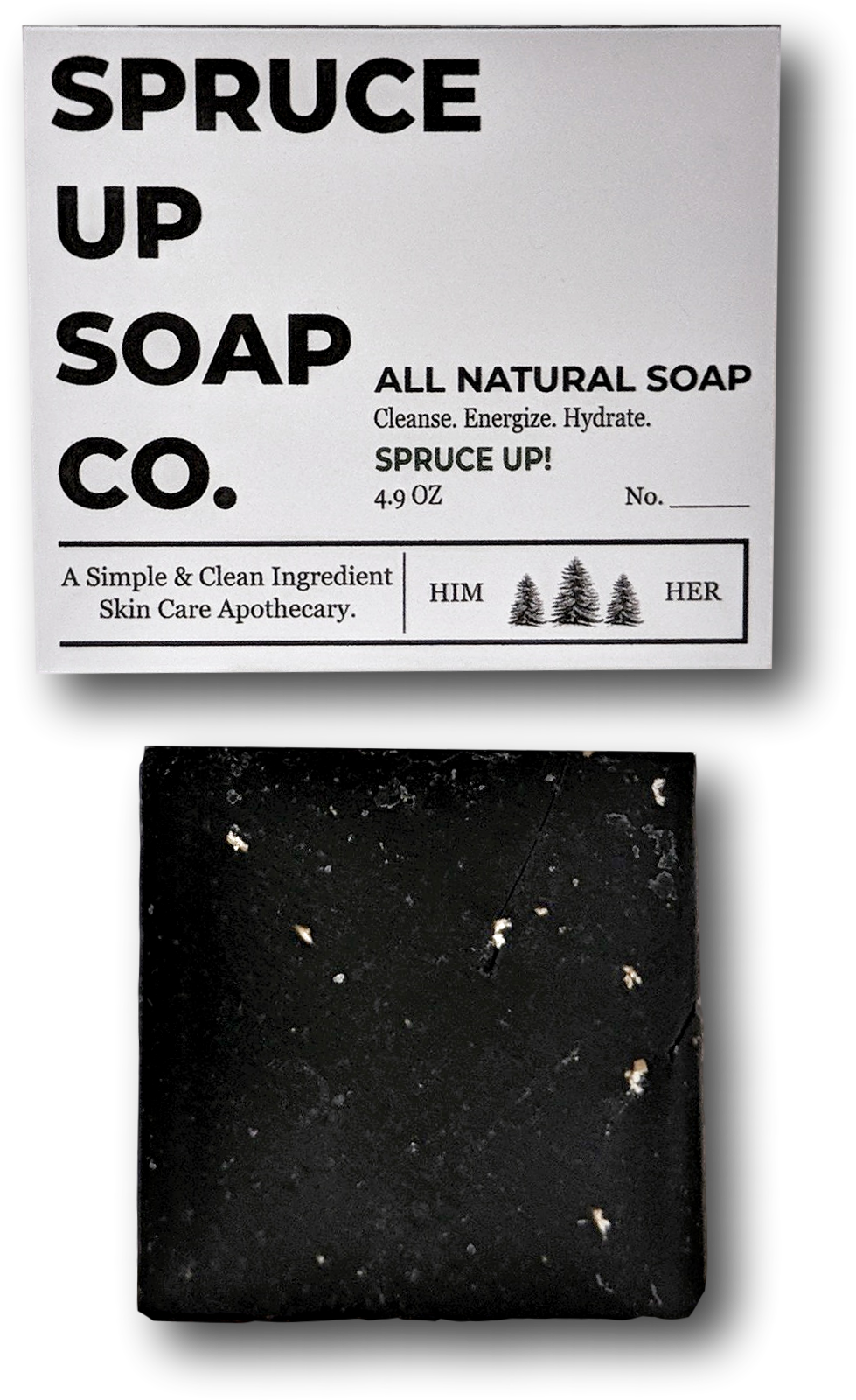 Spruce Up All Natural Soap Bar - Bar Soap (1923x2194), Png Download