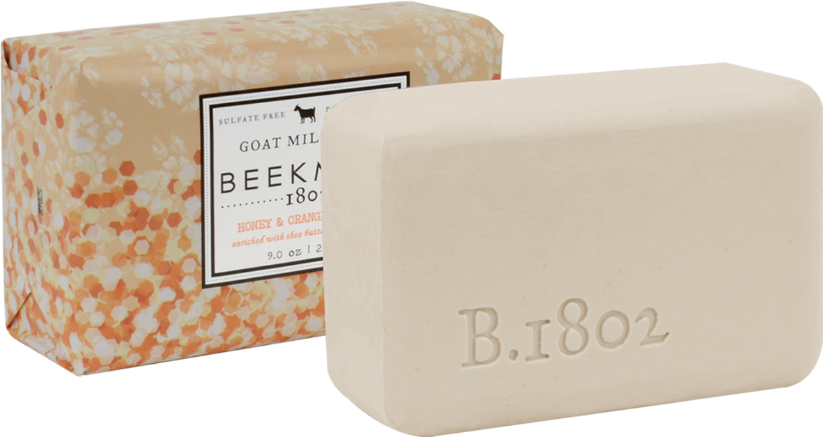 Honey & Orange Blossom Goat Milk Bar Soap - Beekman 1802 Goat Milk Soap Honeyed Grapefruit 9.0 (1200x1200), Png Download
