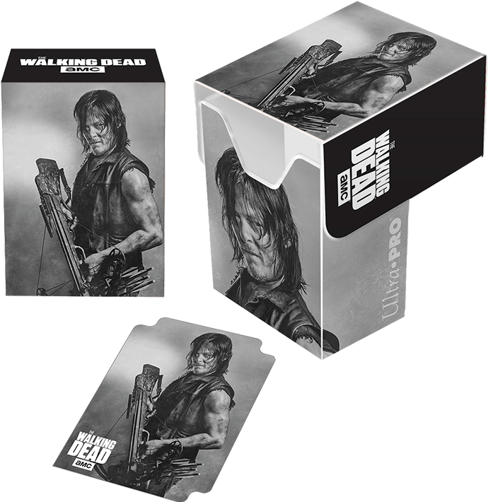 Ultra Pro The Walking Dead: Daryl Full View Deck Box (709x709), Png Download