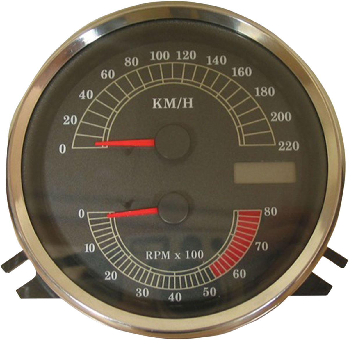 Drag Specialties Electronic Km/h Speedo Tach Speedometer (1200x1169), Png Download