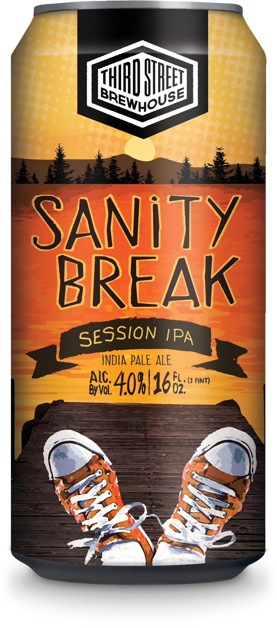 3rd Street Sanity Break Session Ipa (1100x2245), Png Download