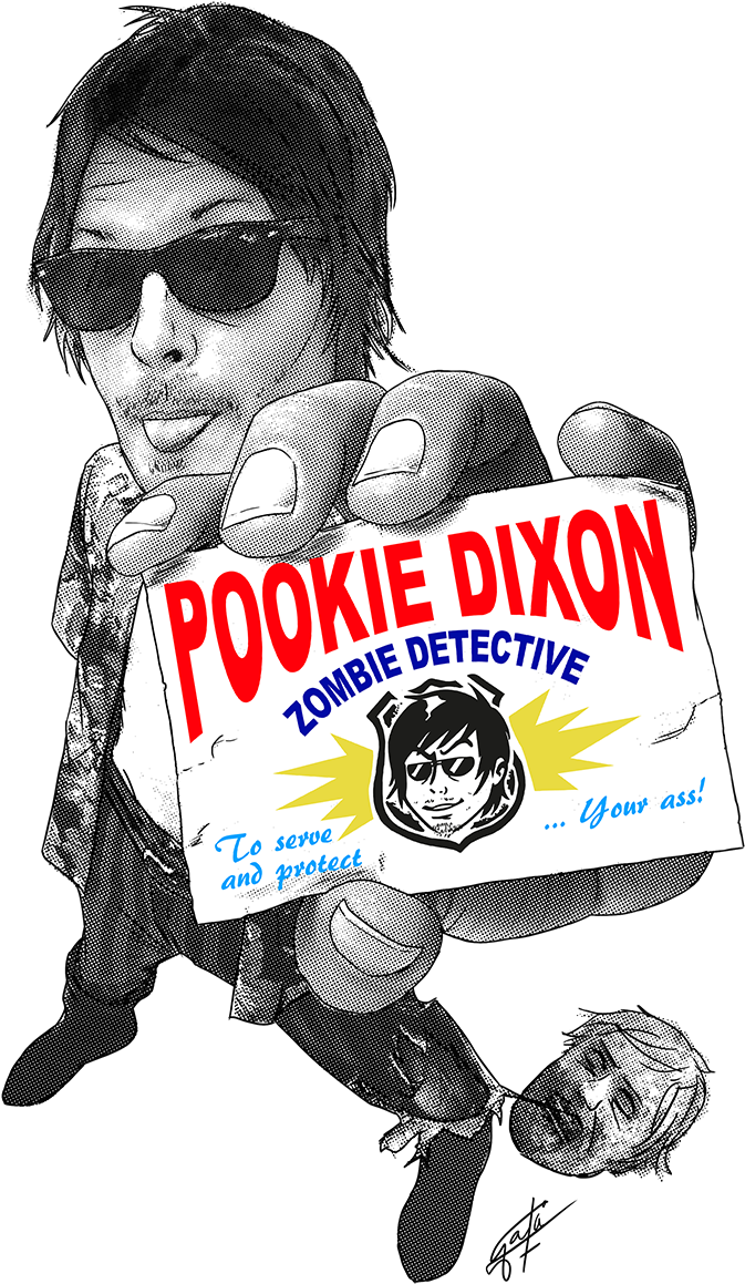 Daryl "pookie" Dixon - Ace Ventura Pet Detective Poster (735x1204), Png Download