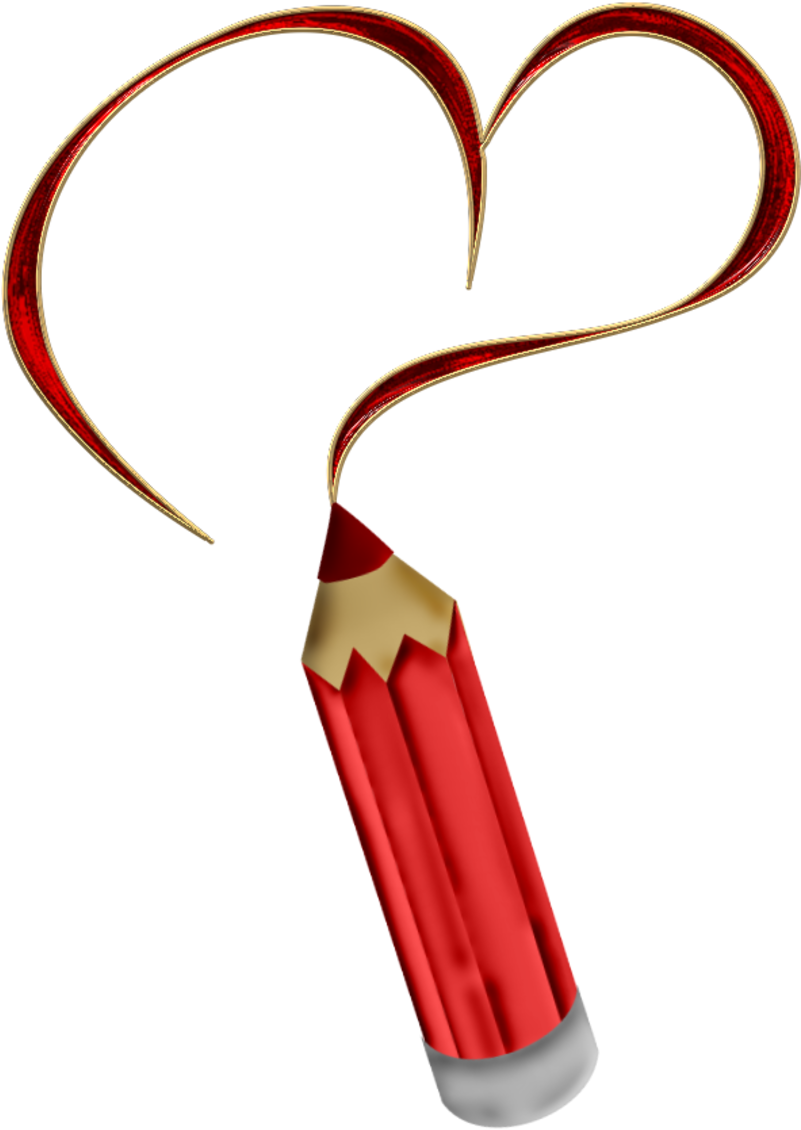 Crayon Clipart Heart - عکس نوشته به زبان فرانسوی (800x1149), Png Download