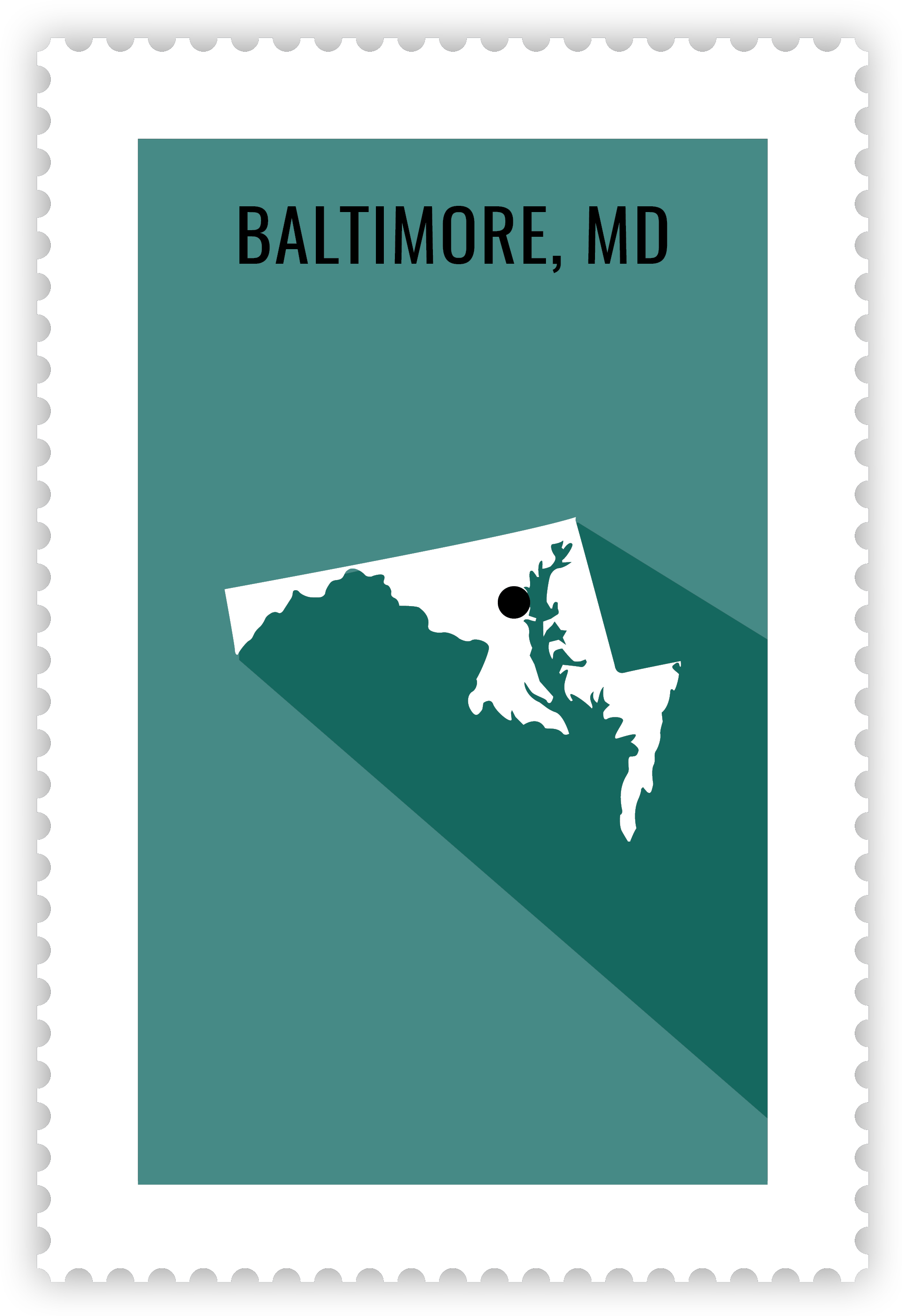 Baltimore, Md - Maryland Md Home State Slim Fit Case Grey Gray (2042x2979), Png Download