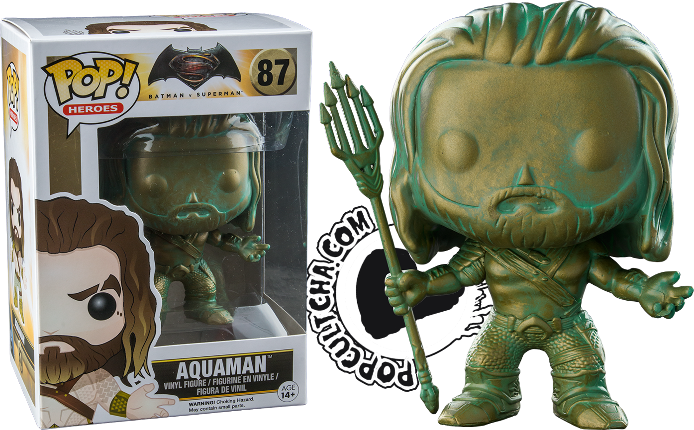 Batman Vs Superman - Batman V Superman: Dawn Of Justice - Aquaman (patina) (1395x865), Png Download