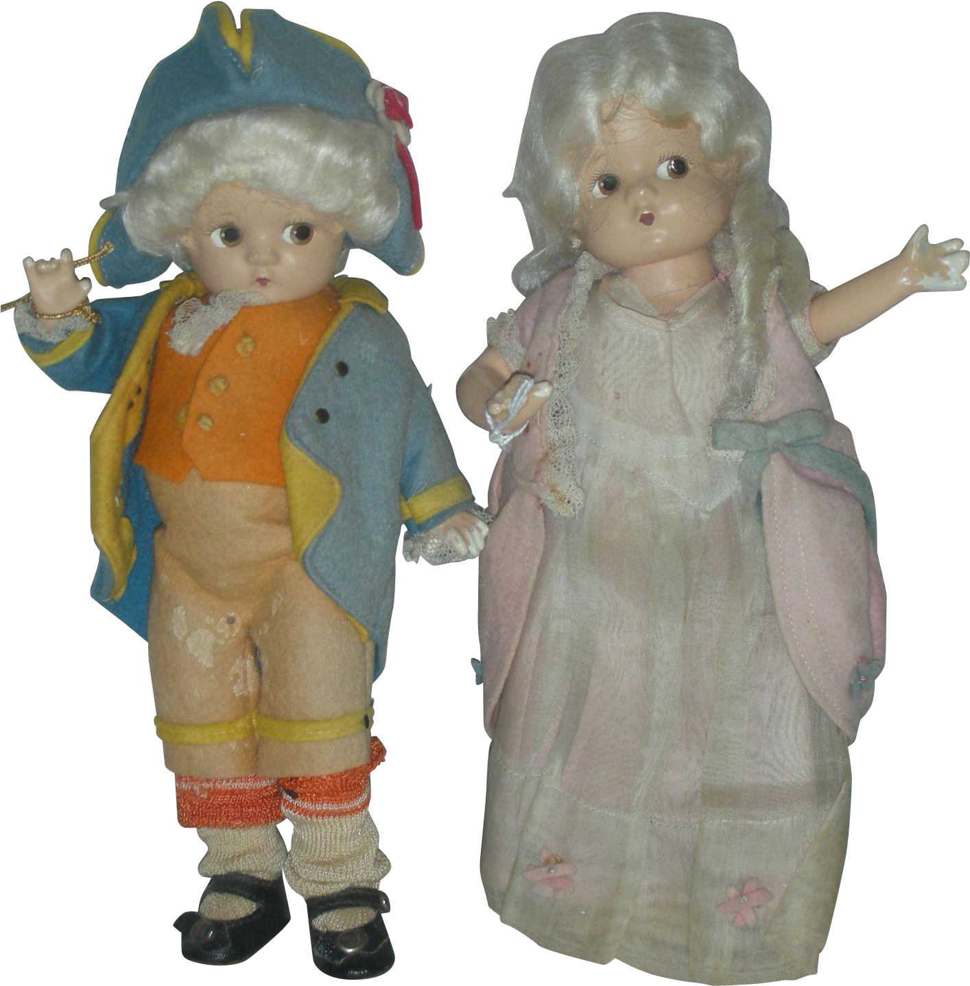 George And Martha Washington Patsyette Dolls - Doll (1437x1437), Png Download