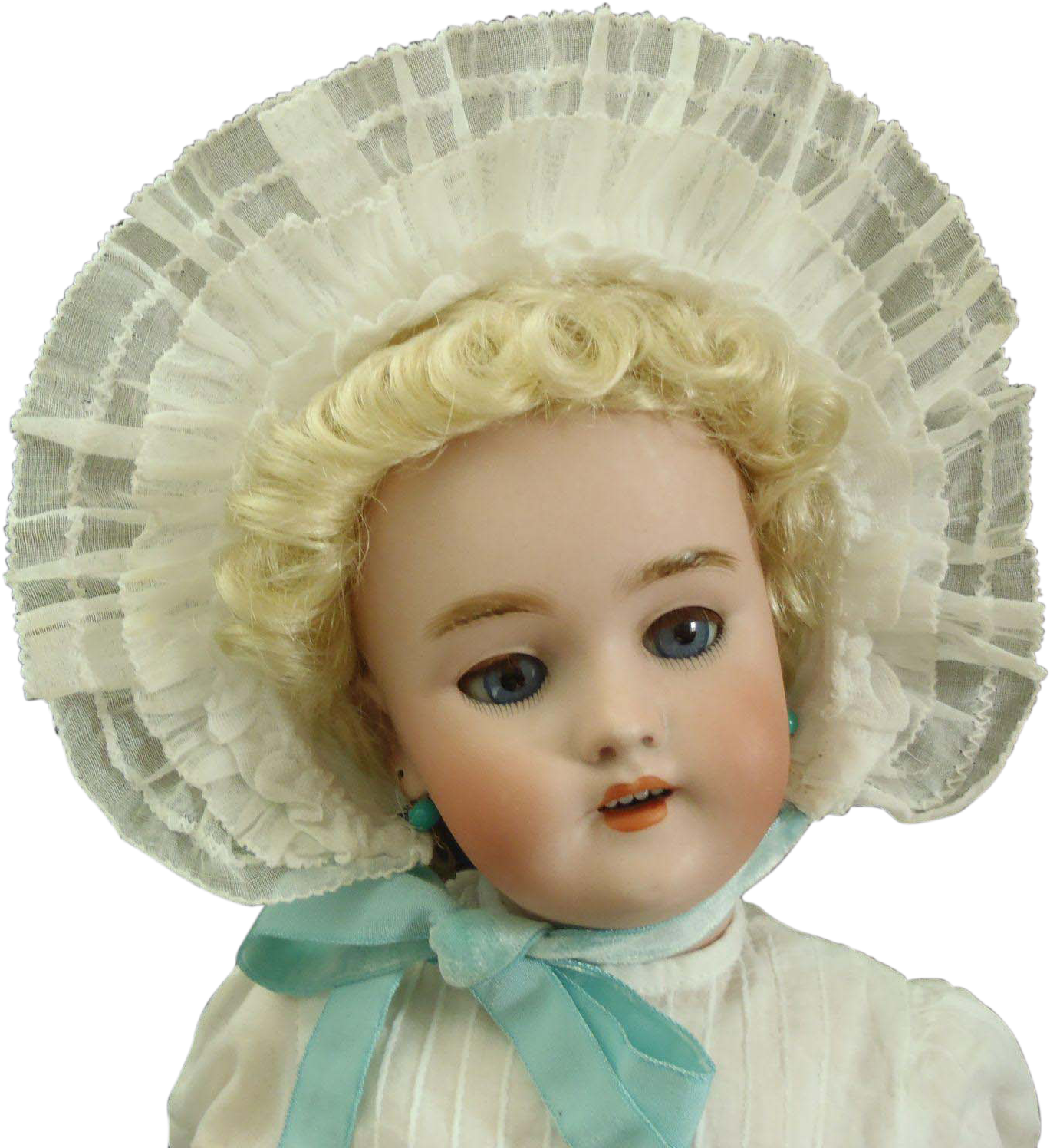 Gorgeous German Bisque C1899 Bébé By Max Handwerck - Doll (1495x1495), Png Download