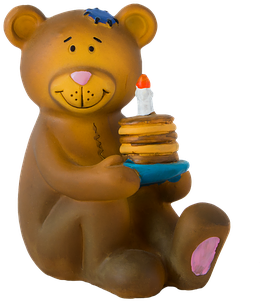 Bear, Cake, Png, Isolated, Decoration, Cute, Brown - Bear (960x637), Png Download