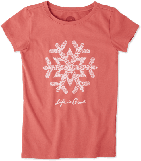 Girls Primal Snowflake Crusher Tee - Active Shirt (570x570), Png Download