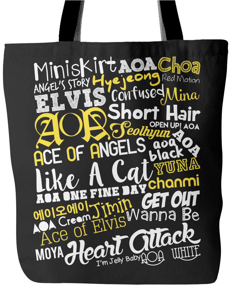Aoa - Tote Bag (1024x1024), Png Download