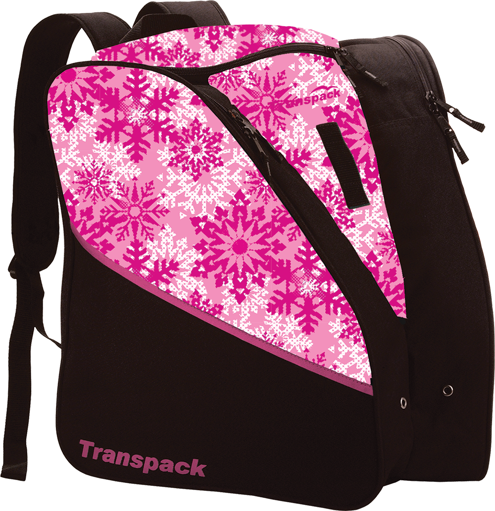 Pink Snowflake Style - Transpack Edge Junior Ski Boot Bag 2018 (1000x1031), Png Download