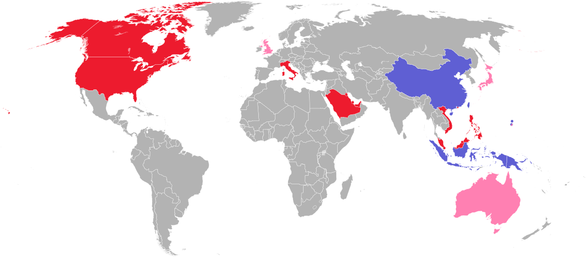 India To New Zealand Map (1200x529), Png Download