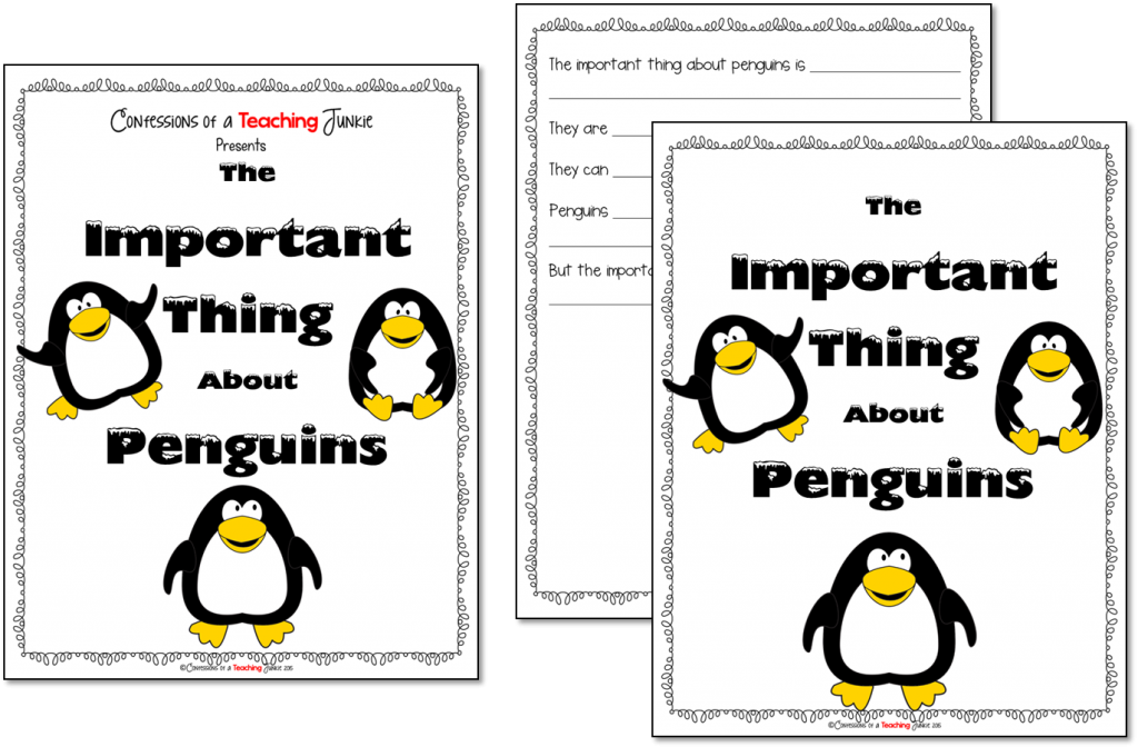 Penguin Acrostics Also Allow Students To Showcase Their - Adã©lie Penguin (1024x672), Png Download