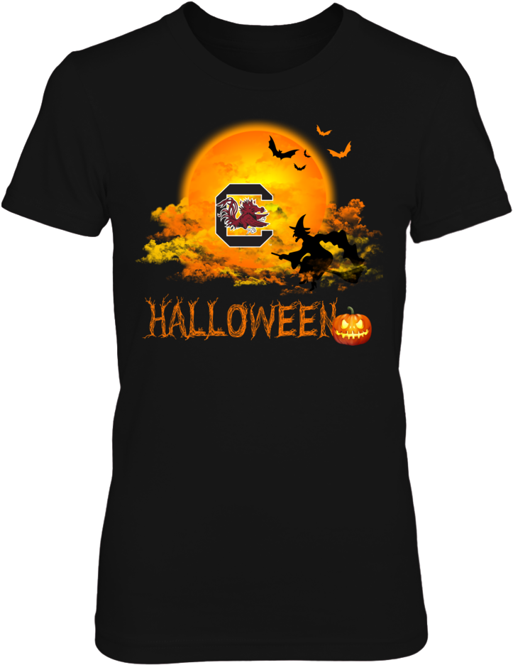 South Carolina Gamecocks Halloween Apparel - Halloween Jayhawk (1000x1000), Png Download