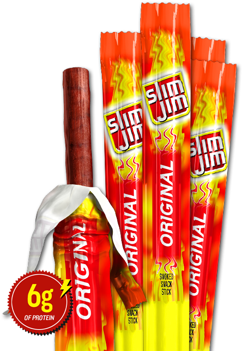 Giant Meat Sticks - Slim Jim Meat Stick (971x928), Png Download
