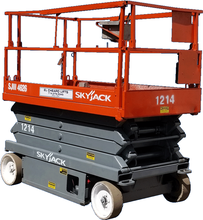 Scissor Lift - Truck (700x751), Png Download