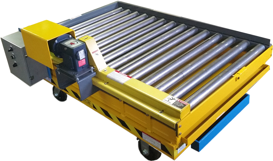 1052 Custom Motorized Scissor Lift Cart - Pony Express (1000x627), Png Download