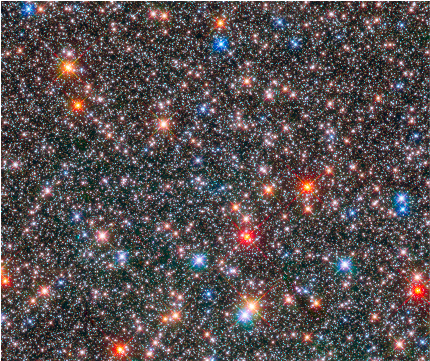 This Hubble Space Telescope Image Of A Sparkling Jewel - Many Stars In The Milky Way (1280x720), Png Download