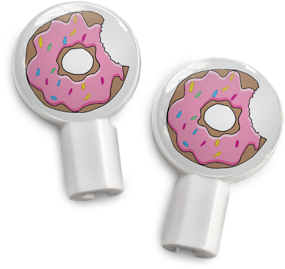 Deka Sounds Dekaslides Earbuds Combo Tri Heart + Watercolor (600x600), Png Download