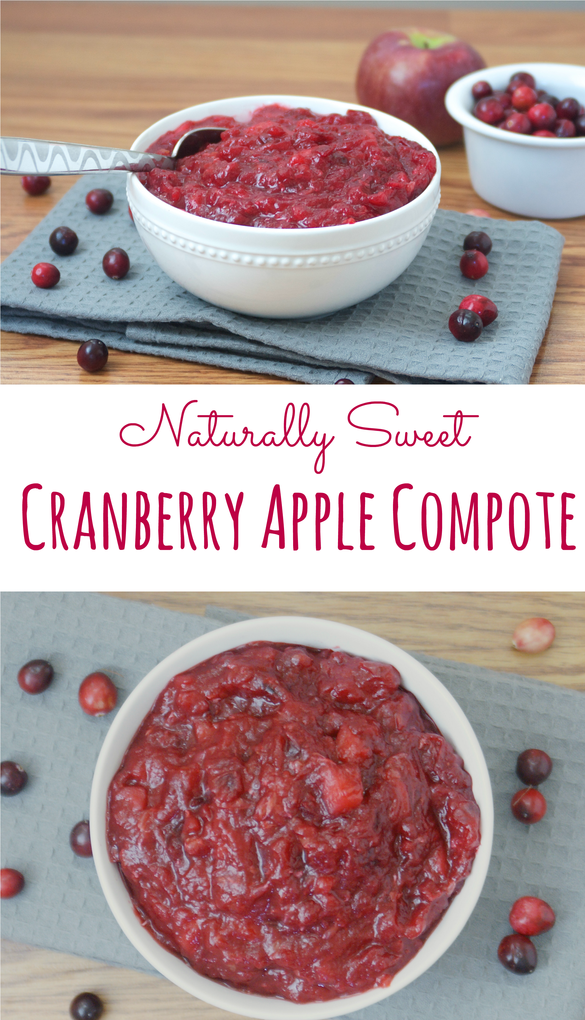Cranberry Apple Compote - Compote (1967x3400), Png Download