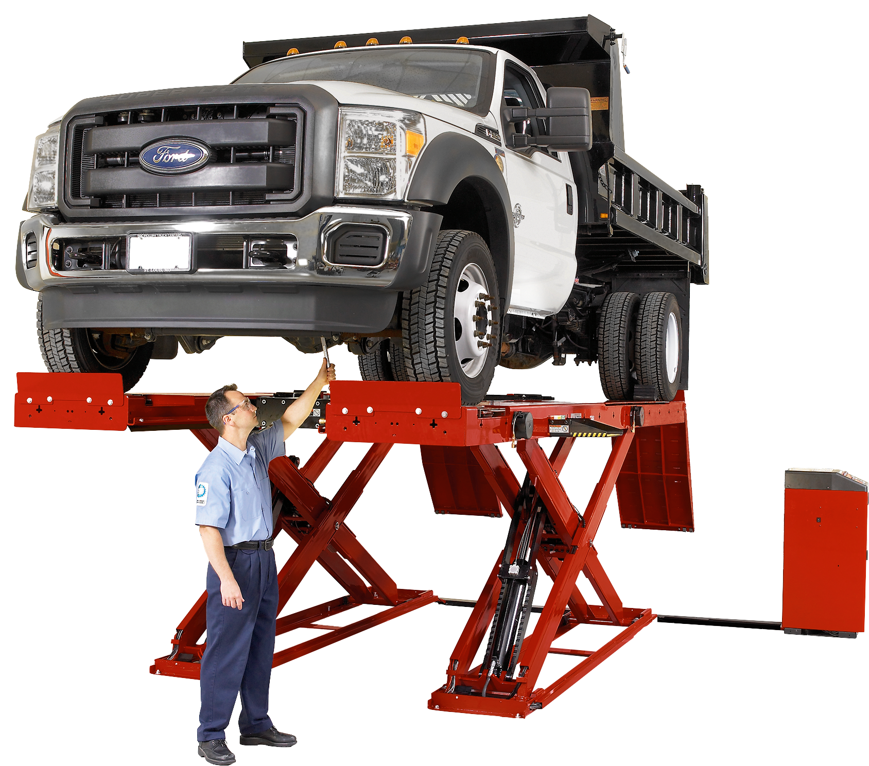 Rx Scissor Lift - Hunter Scissor Post Lift (1800x1630), Png Download