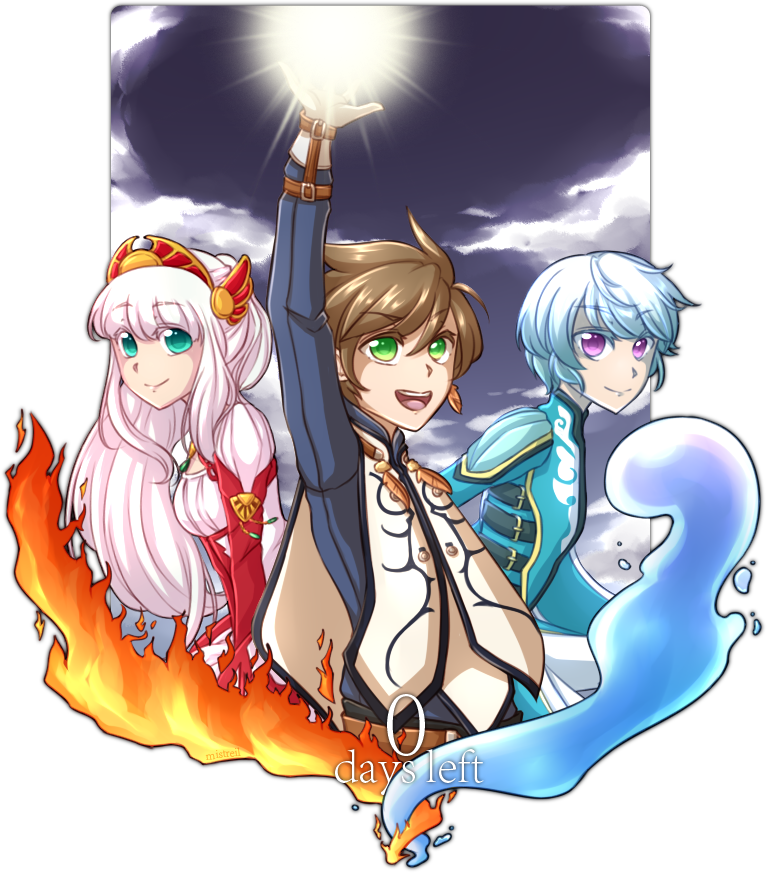 Tales Of Zestiria North American Countdown The Game - Video Game (767x873), Png Download