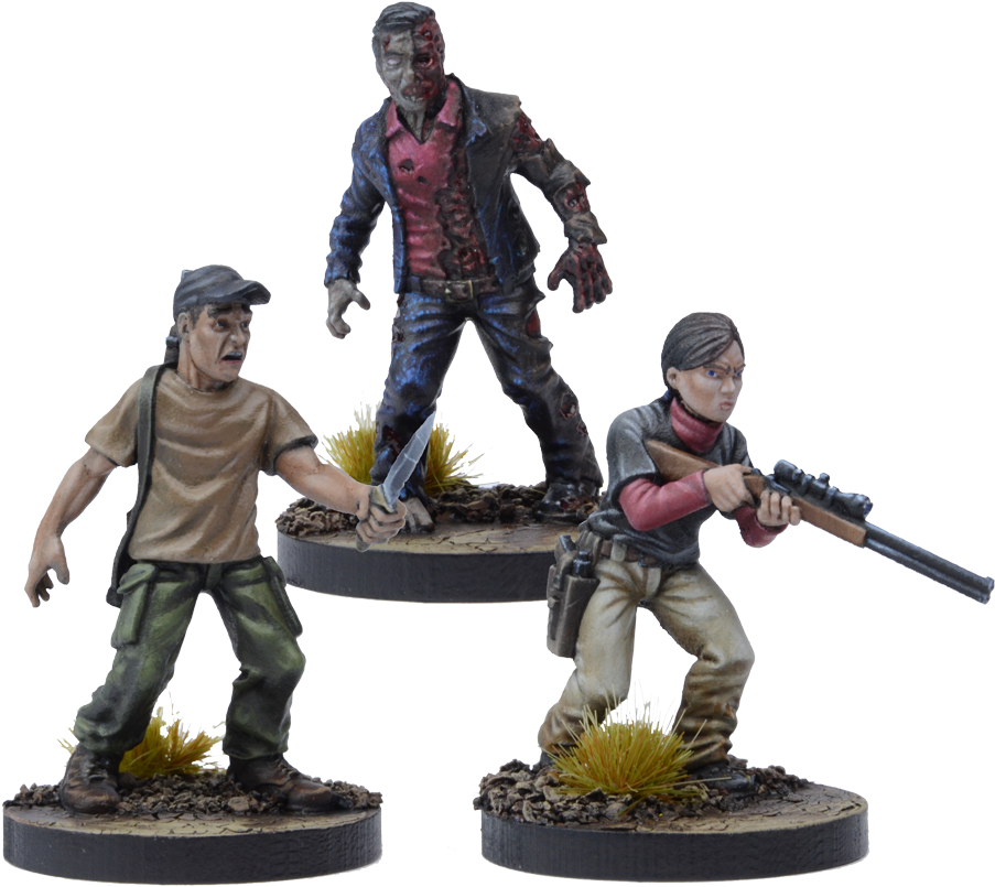 Lilly Booster - Mantic Walking Dead (1000x1000), Png Download