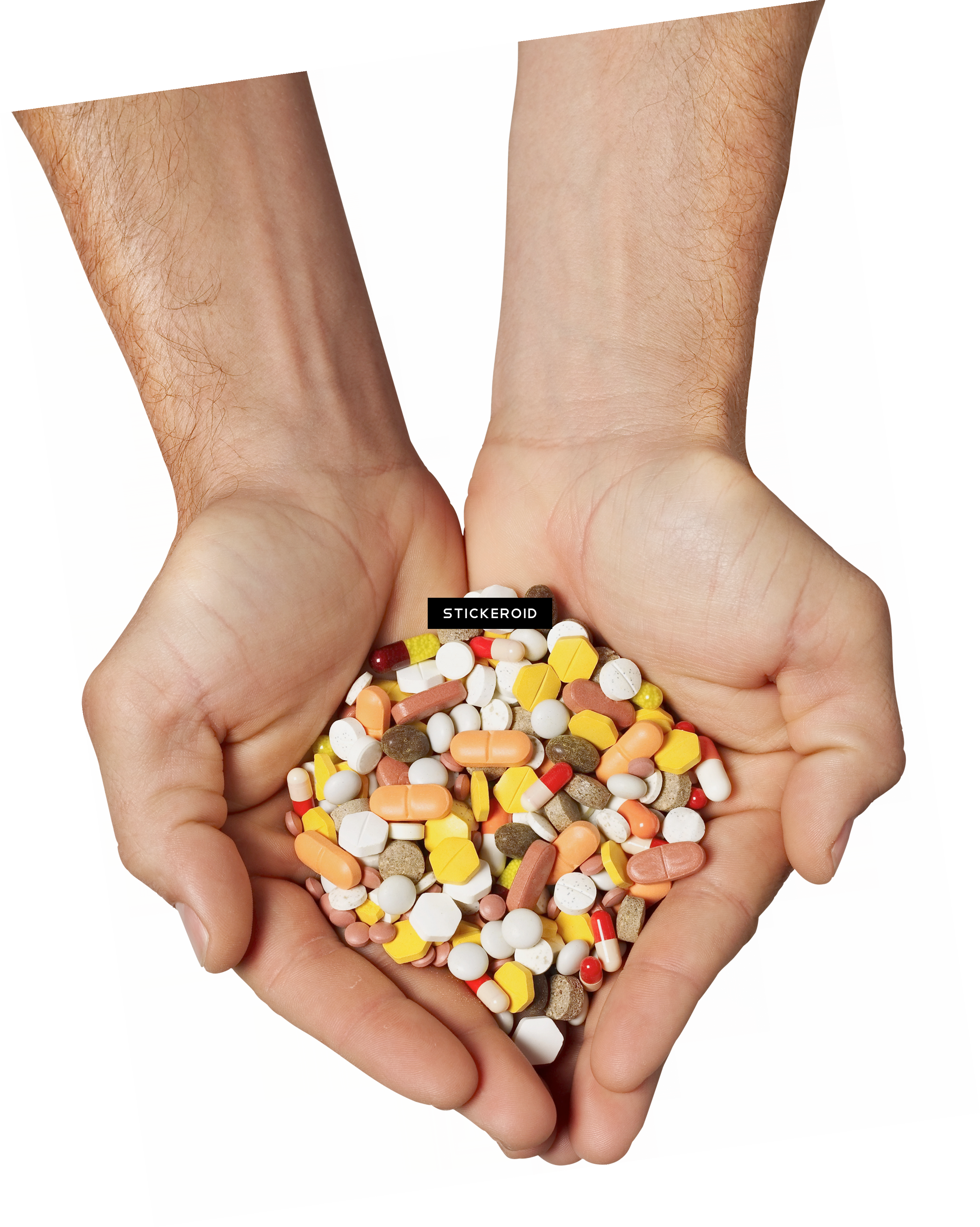 Pills - Medicine Hands Png (2832x3547), Png Download