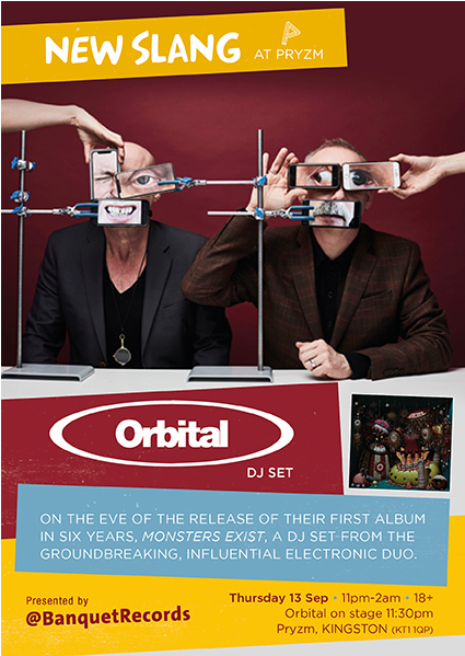 Orbital / New Slang - Poster (598x598), Png Download