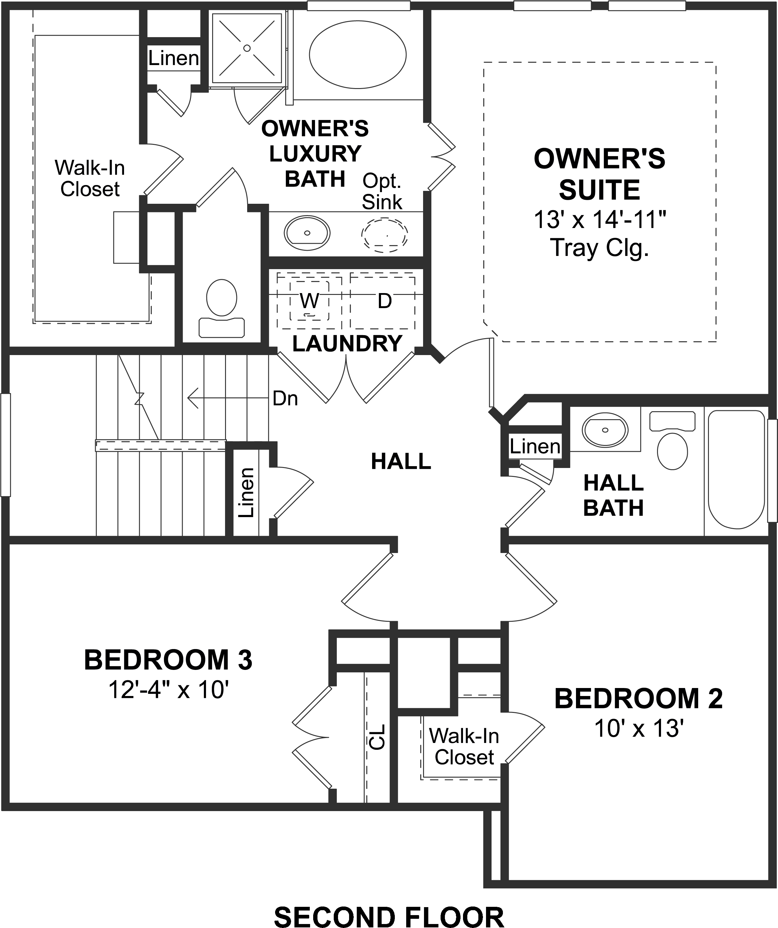 3005 Lancaster Ii Floor 2 - Photograph (2880x3396), Png Download