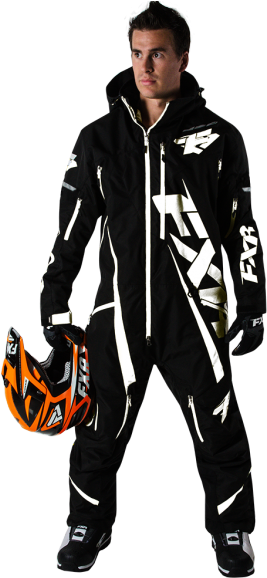 Fxr Mono Suit Black White (585x585), Png Download