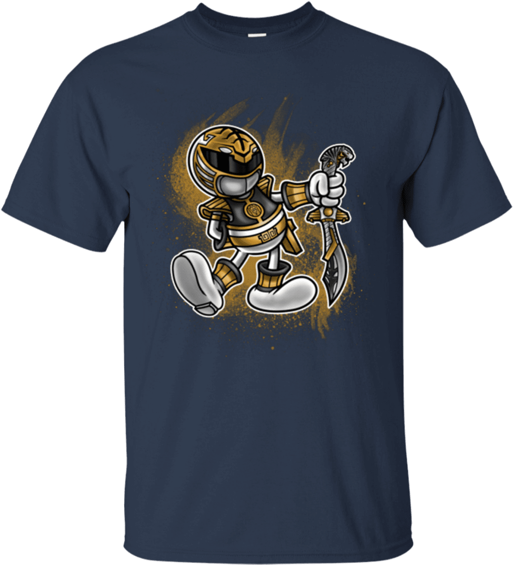 White Ranger Artwork T-shirt - All Might Gym Shirt (1155x1155), Png Download