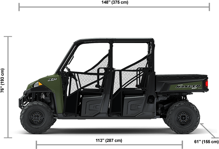 Polaris Ranger Crew Xp 1000 - Ranger Crew 900 2018 (768x480), Png Download