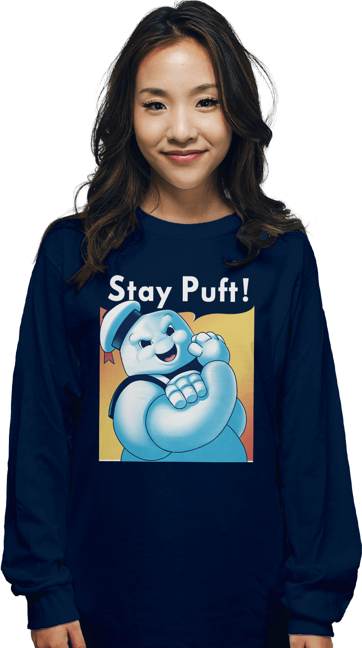 Stay Puft - Sweatshirt (900x1300), Png Download