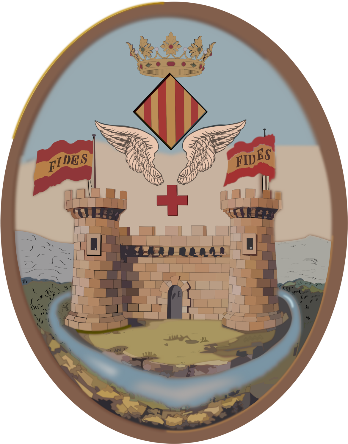 Escut D Alcoi (1200x1539), Png Download