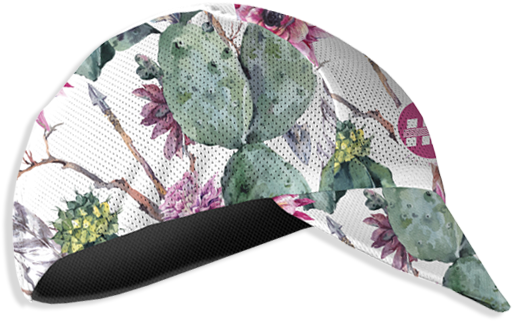 Botanical Cycling Cap - Cycling (600x593), Png Download