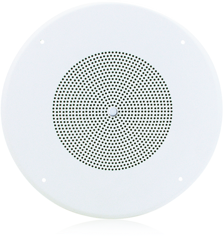 8" Dual Cone In Ceiling Loudspeaker With 25v/70v 5 - Wmu Valcom 4 Inch Ceiling Speaker (800x800), Png Download