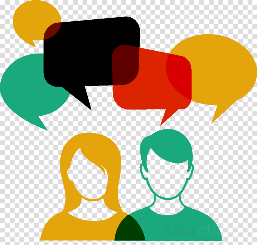 People With Speech Bubbles Clipart Speech Balloon Stock (900x860), Png Download