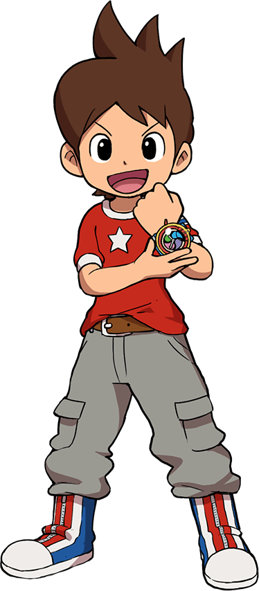 Nate Adams - Anime Yo Kai Watch (374x854), Png Download