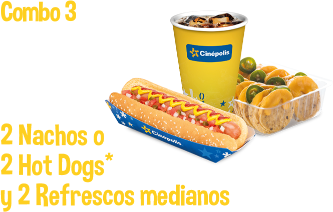 Aplica 2 Paquetes De Nachos Con Queso Medianos O 2 - Cuanto Cuestan Los Nachos En Cinepolis (664x508), Png Download