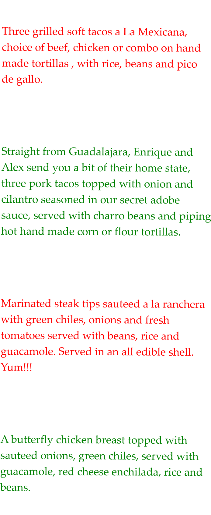 Cheese Served Tacos Al Carbon Three Grilled Soft Tacos - Taco (694x1690), Png Download
