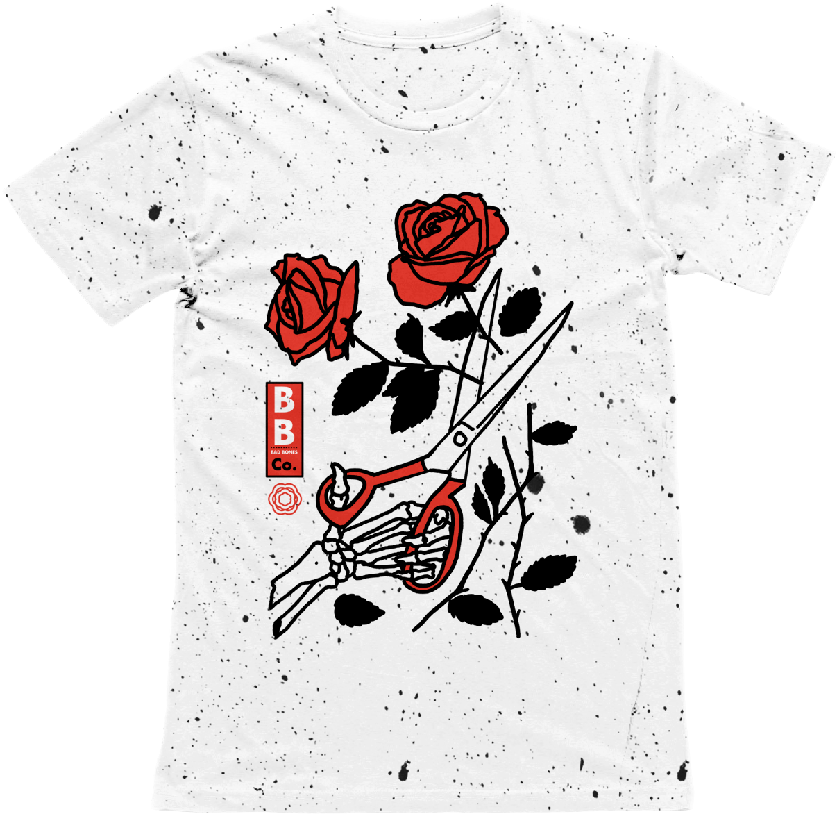 Speckled Cut Rose Tee - Active Shirt (1500x1500), Png Download