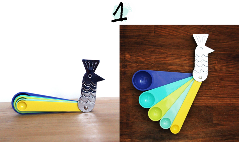 Peacock Measuring Spoons, Available Here - Measuring Spoon (830x496), Png Download