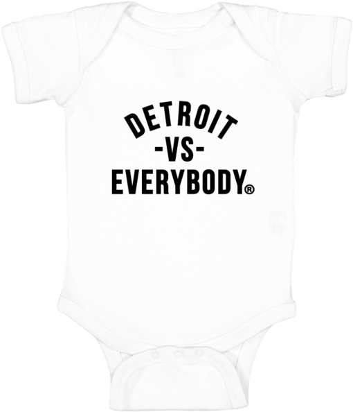 Detroit Vs Onesie - Active Shirt (720x720), Png Download