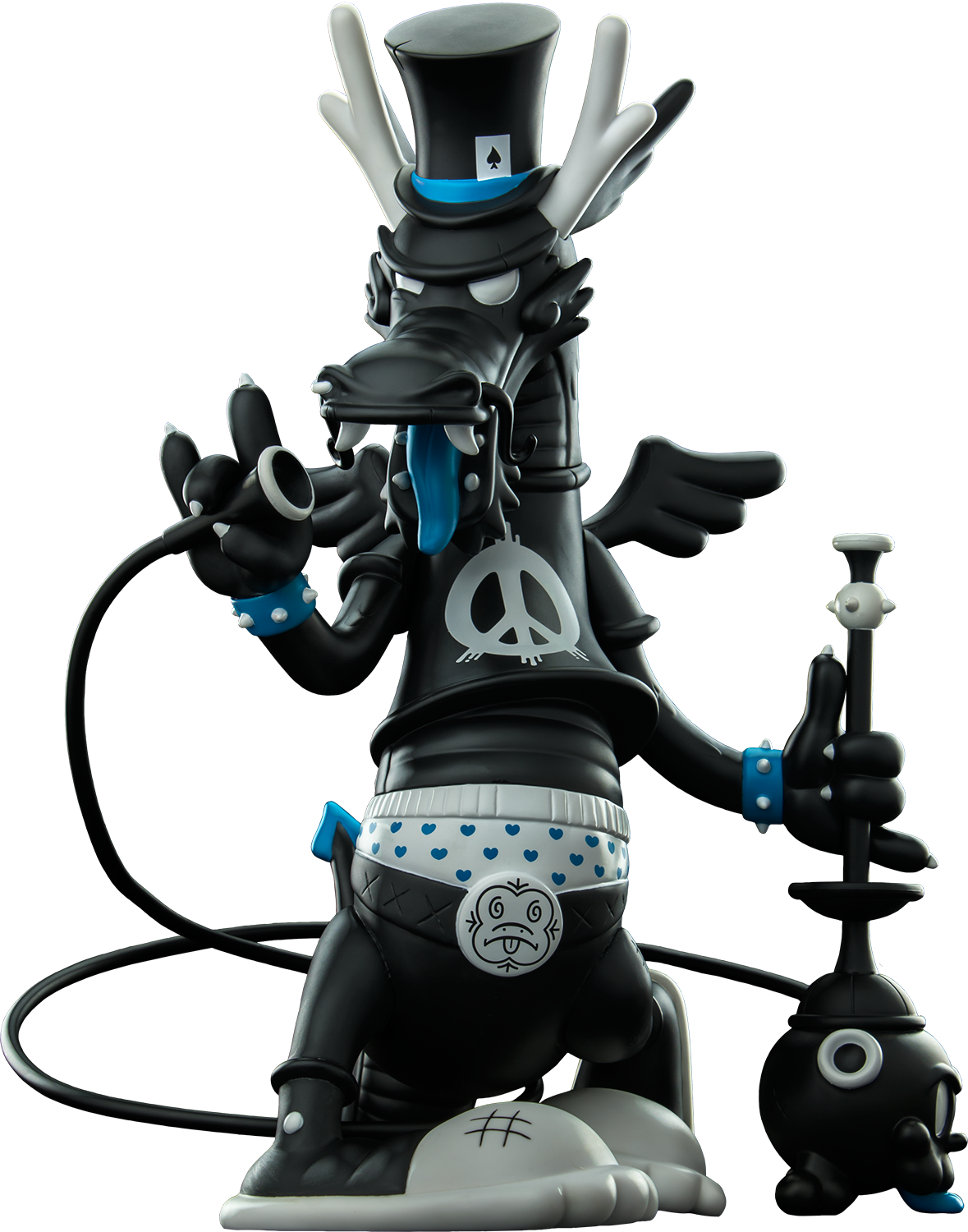 Dweezil Dragon 15" Regular Edition Vinyl Figure - Phonograph Record (1179x1500), Png Download