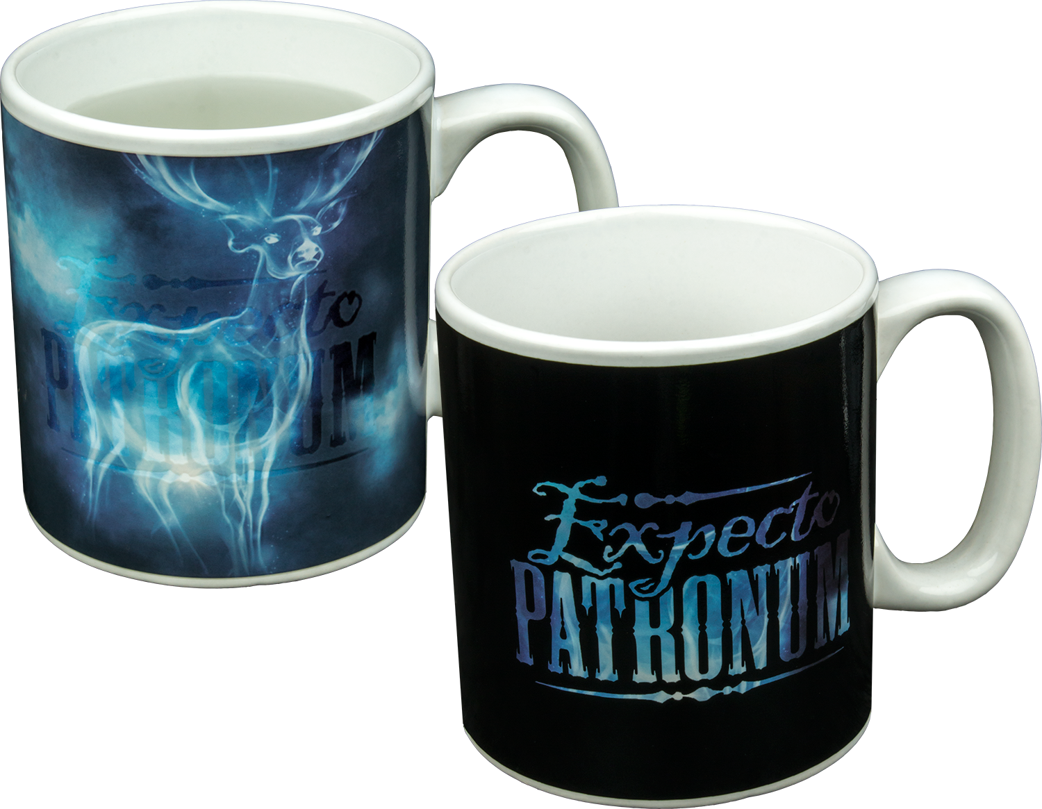 Harry - Harry Potter Expecto Patronum Heat Change Mug (1500x1165), Png Download