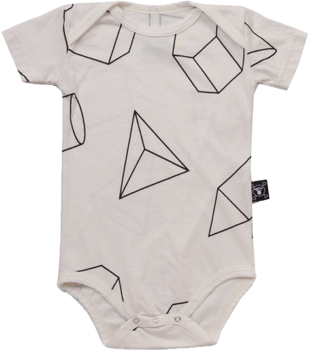 Nununu Onesie Geometric - Infant Bodysuit (960x720), Png Download