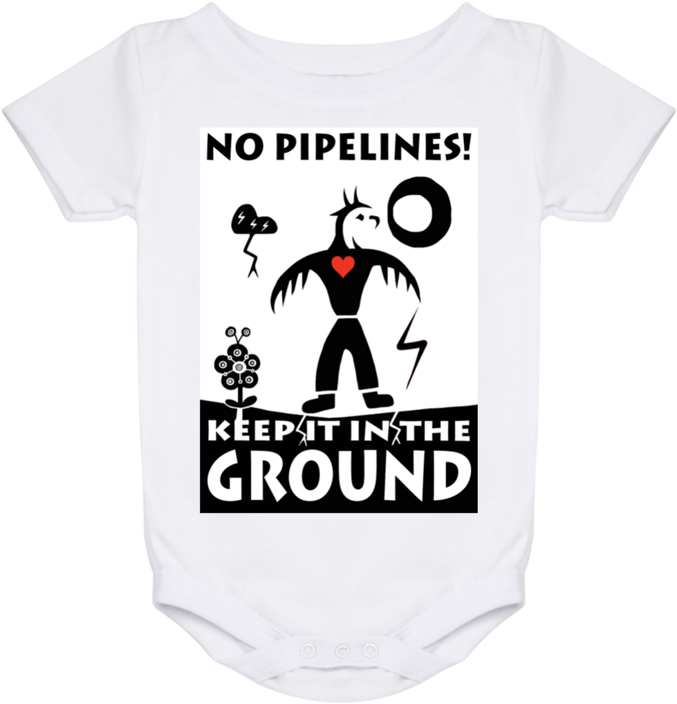 Keep It In The Ground Art By Isaac Murdoch Baby Onesie - Judge (1024x1024), Png Download
