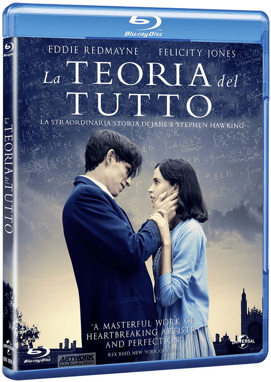 Lateoriadeltutto Bd Pack 3d - Theory Of Everything 2014 Bluray (603x768), Png Download