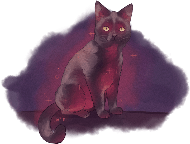 Black Cat (825x660), Png Download